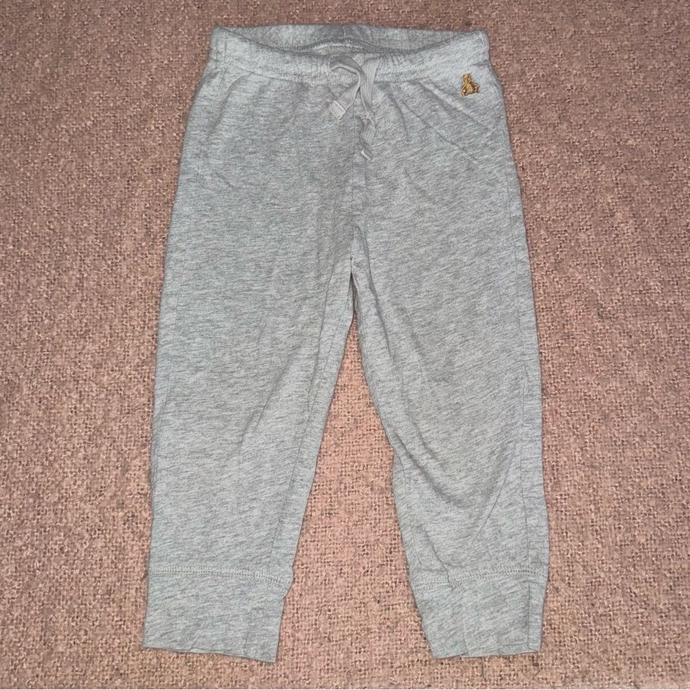 baby Gap size 2 years gray Brannan Bear Pull-On Joggers